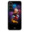Coque - MANIACASE - Samsung Galaxy S26 - Mickey ballons colorés - Noir - Protection quotidienne