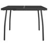 VidaXL Table de jardin anthracite 100x100x72 cm Treillis d'acier 362732