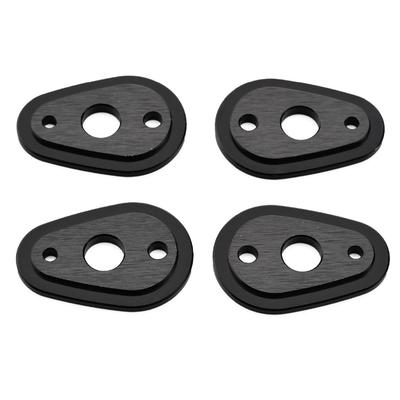 Daytona Motorcycle Turn Signal Bracket, M8 Size, Fits XSR900 and Other Models, Aluminum Turn Signal Holder Plate, YAMAHA/KAWASAKI, 4 Pieces (enough Fo