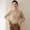 Women's 100% Cashmere Polo Neck Sweater