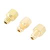 3pcs Air Conditioner Brass Adapter Durable Vacuum Adapter Portable Charging Vacuum Port Adapter for