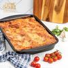 Nonstick Lasagna Roasting Pan Durable Aluminized Steel Bake Serve Casserole Deep Oven Safe Easy Clean Kitchen Cookware