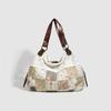 Casual Floral Cotton Patchwork Embroidered Bag For Daily Use With Lock Closure