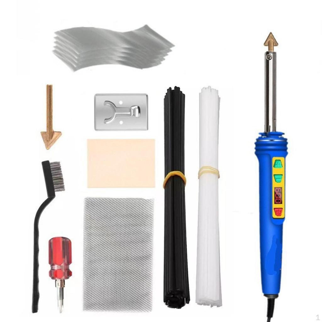 Soldering Iron Kit Repair Quick Heating Digital Display 220V Welder Tools for Canoe Home