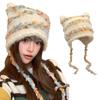 Ear Protection Winter Hat Warm Beanie Hats Fashion Knitted Cap  Winter