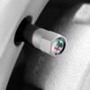 4Pcs Car Logo Emblem Wheel Valve Cap Auto Exterior Accessories For Alfa Romeo Giulia Stelvio Giulietta 19 147 Mito Tonale Brer ysdf45