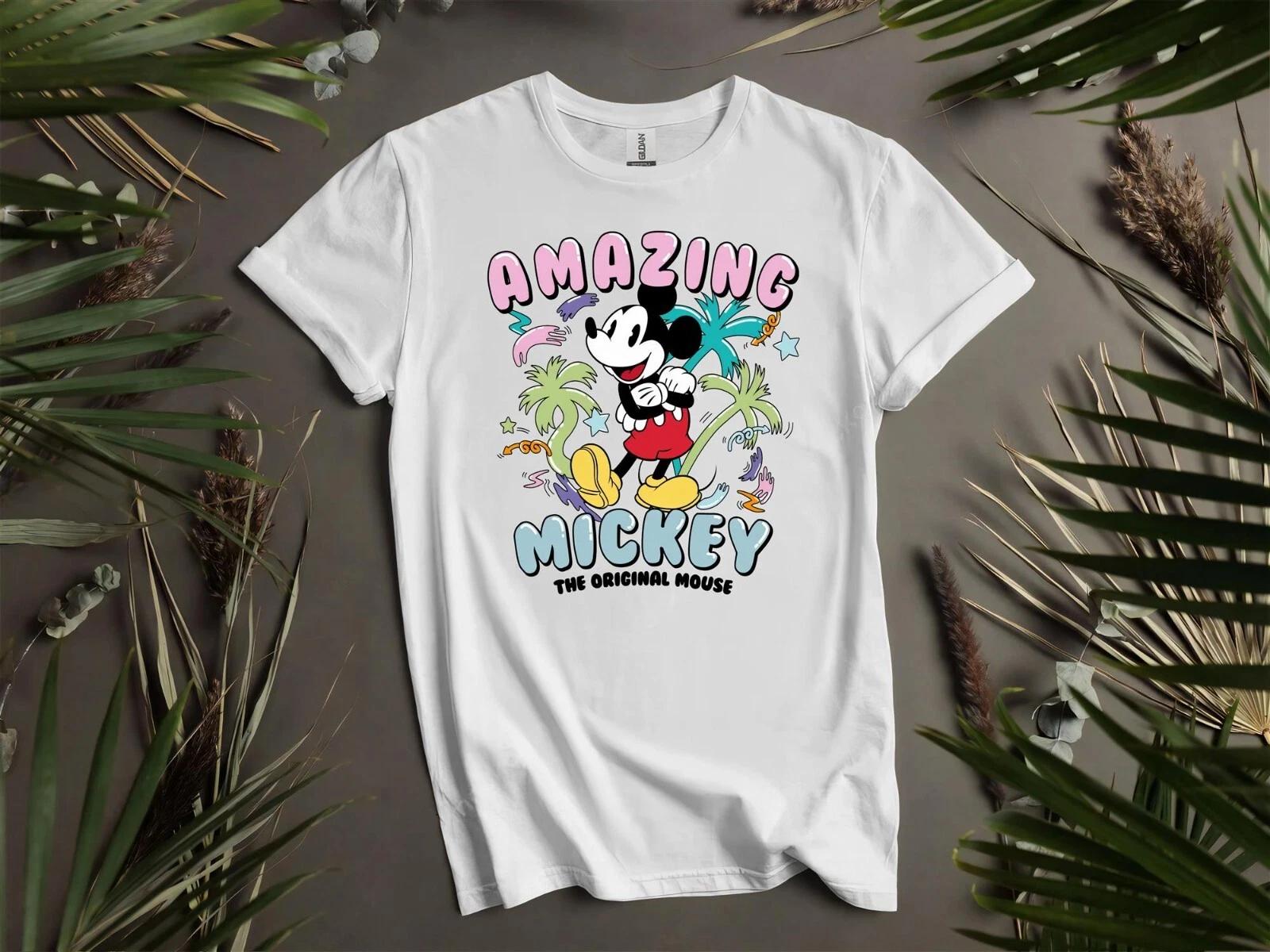 Amazing Mickey Mouse T-shirt T shirt Men Women Unisex Tshirt L163 XXXL