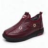 Leisure Shoes with Fleece Lining, Water-resistant, Women's Cotton Shoes, Anti-slip Flat Shoes