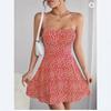2026 Spring/Summer Floral Spaghetti Strap Beach Dress for Women