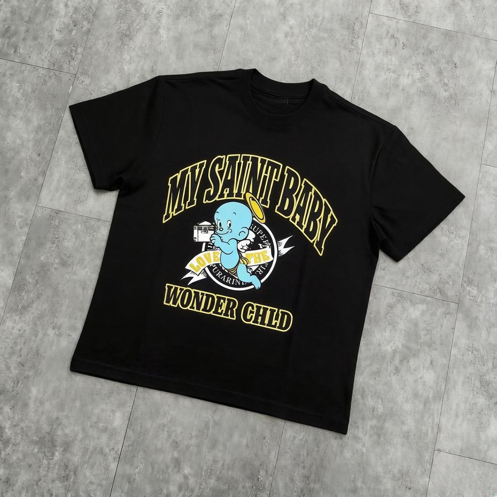 

Yao Shitian Sheng OF Michael Vintage Casual Cotton Shirt Simple Style Suitable for Both Unisex and Women Street Style T-Shirt 2XL