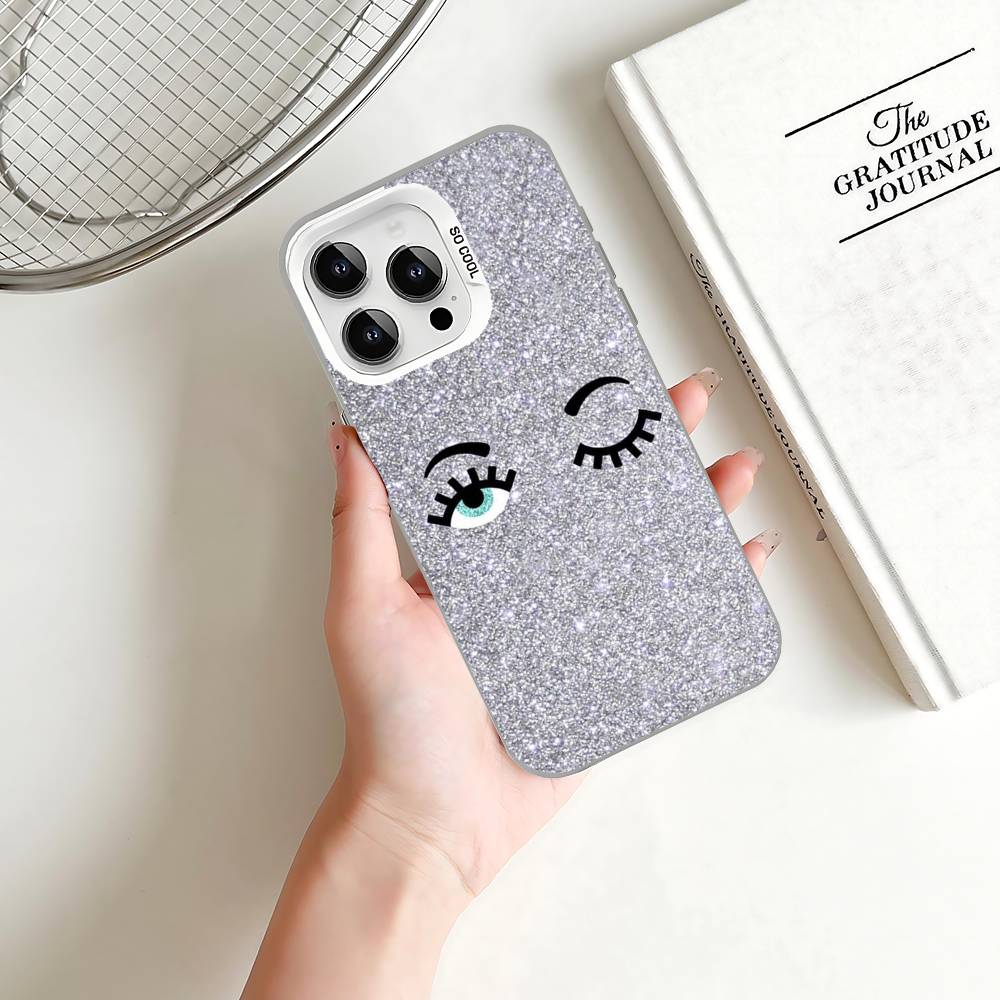 Hot D-Chiara -A-Ferragnis Eyes Phone Case For IPhone 17 16 15 14 13 12 11 Pro Max Plus Color Shockproof Back Silver Cover