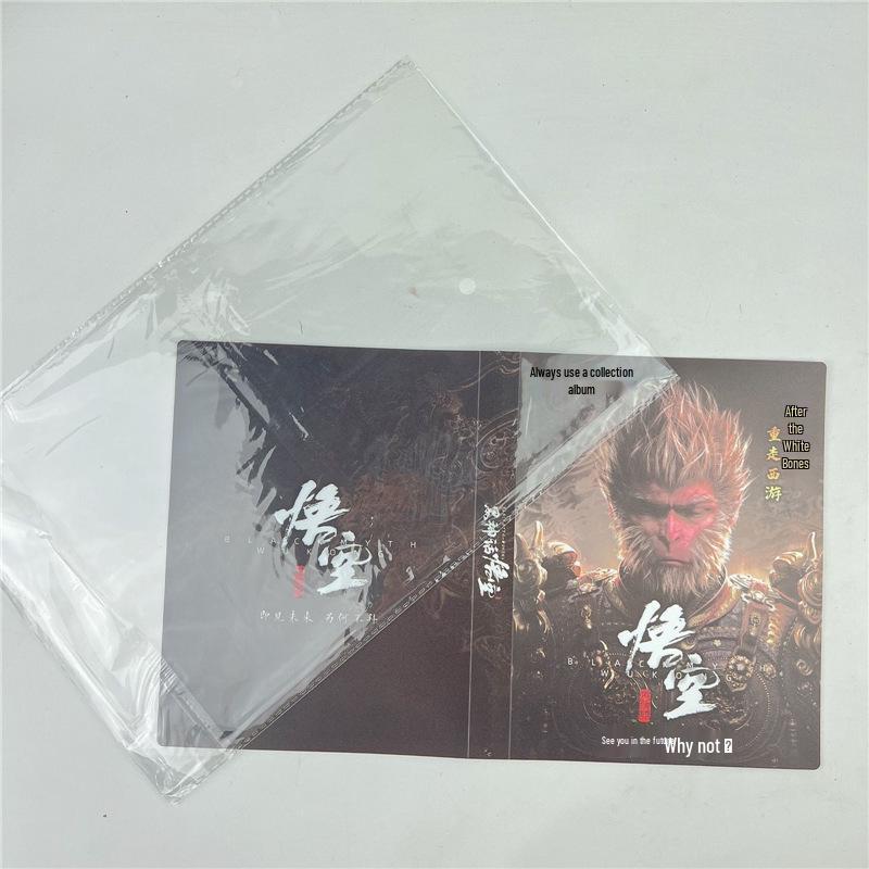 

Водонепроницаемый альбом для карточек Black Myth Wukong - Прочное и стильное решение для хранения Standard