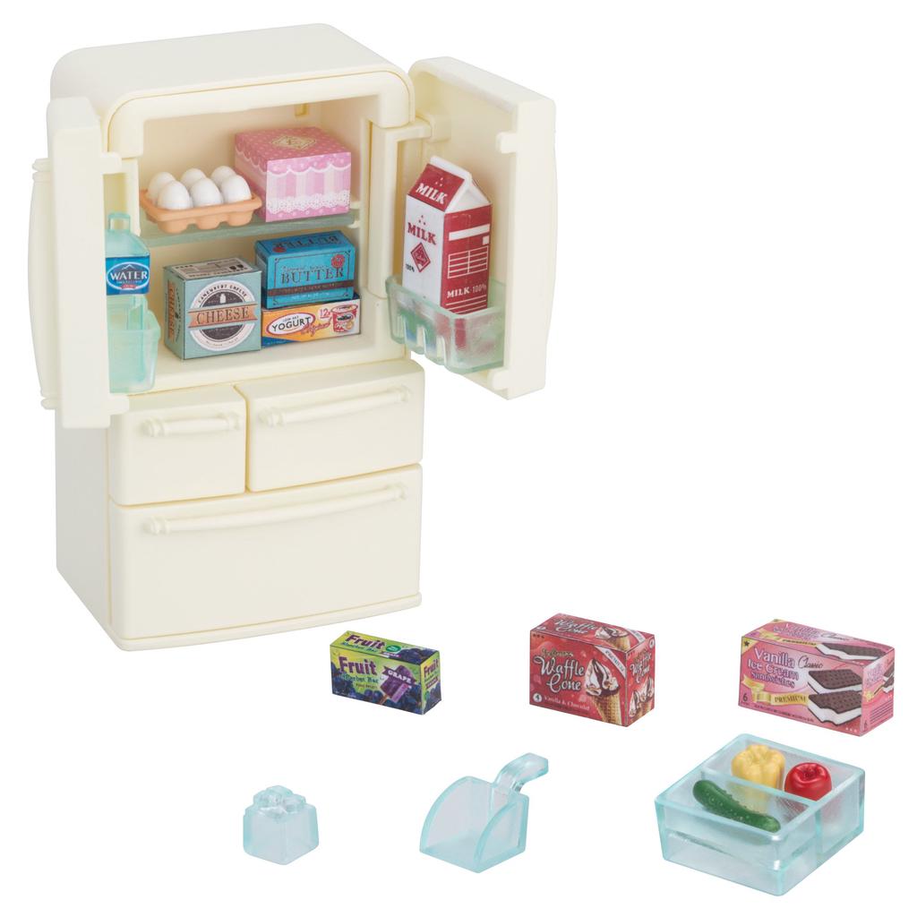 Sylvanian Families Furniture ST Mark Certified Toy Dollhouse for Ages 3 and Sylvanian Families by Epoch [Refrigerator Set] Ka-422 Up,