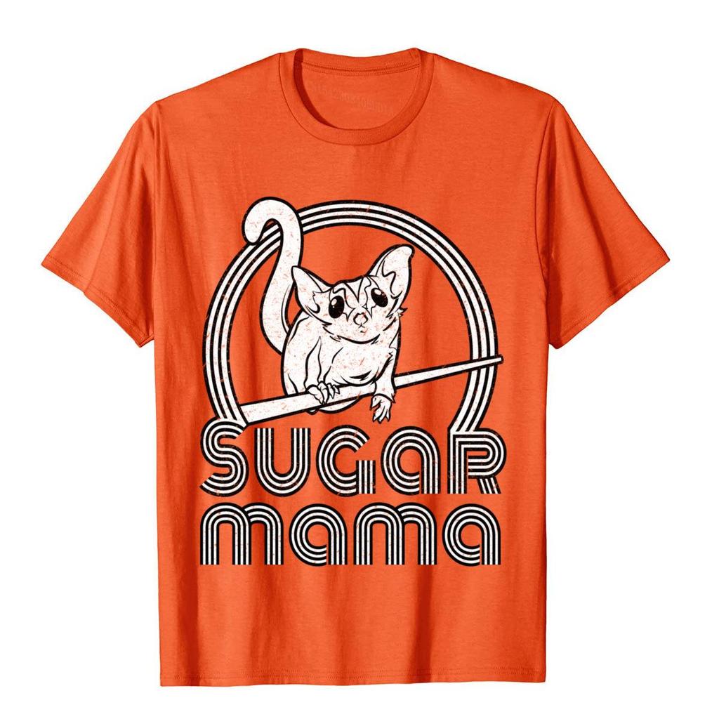 Sugar Mama Funny Sugar Glider Shirt For Sugar Glider Moms Cotton Men T Shirt Slim Fit Tops Shirts Brand New Normcore