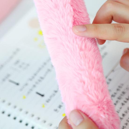 Giant Plush Click Pens Fluffy Press Ballpoint Pen Fun Party Favor Pen Novelty Writing Tools for School Journaling Gifts