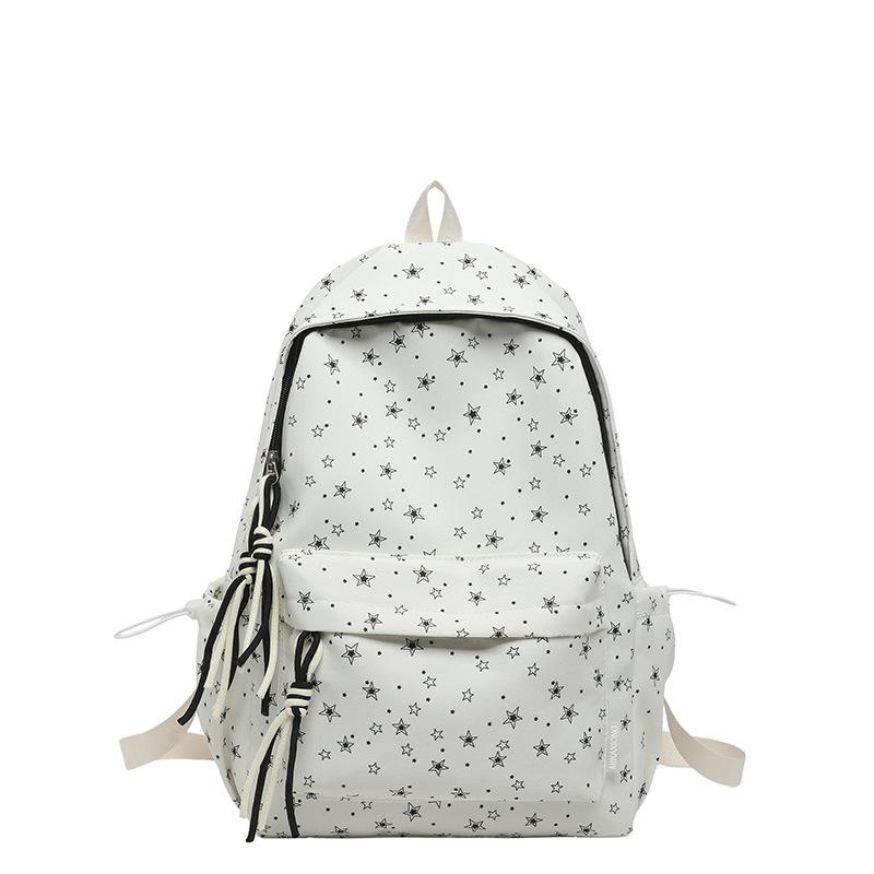 Schoolbag Cute Schoolbag Female Junior High School Mori Backpack Niche High Value Fresh Ins Printing Light Sweet Wind Backpack