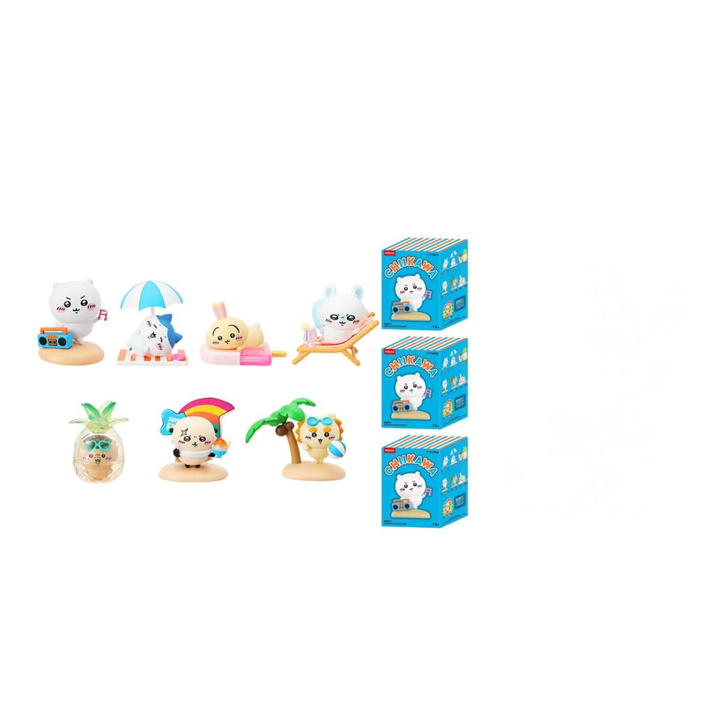 MINISO x Chiikawa Summer Meme Tea Collection Mystery Boxes Single Mystery Box/Full Box 6 Pcs Doll