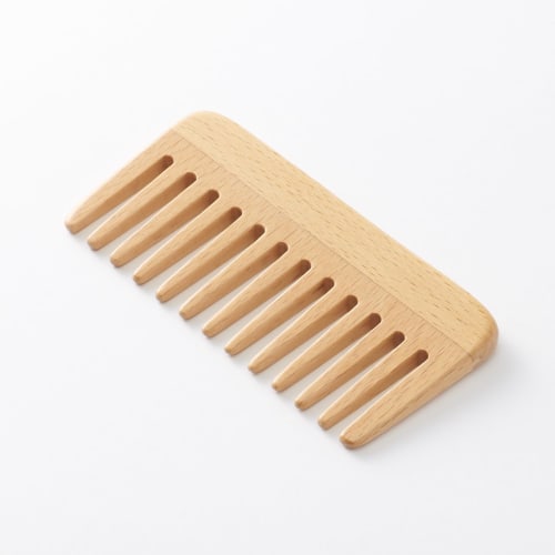 MUJI Расческа для волос из бука ofa36a0s