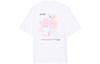 Li Ning T Shirts Unisex White Crew Neck Moderate Straight Fit AHSS911-1
