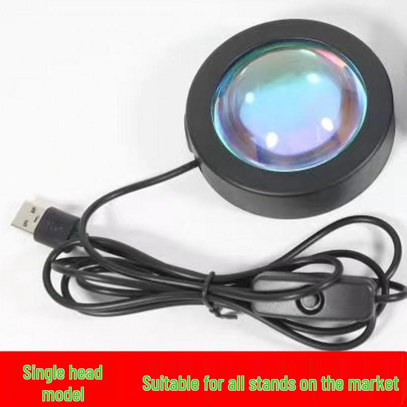 Cross-border Sunset Lamp: Remote-Controlled RGB Rainbow Projection with 16 Colors for Photography and Broadcasting Sun