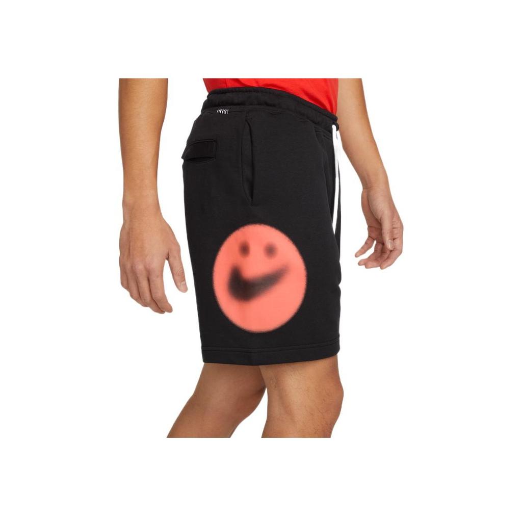 Nike Pantaloni scurți sport respirabili cu imprimeu cu sigla Pantaloni pentru bărbați negru DN4420-010