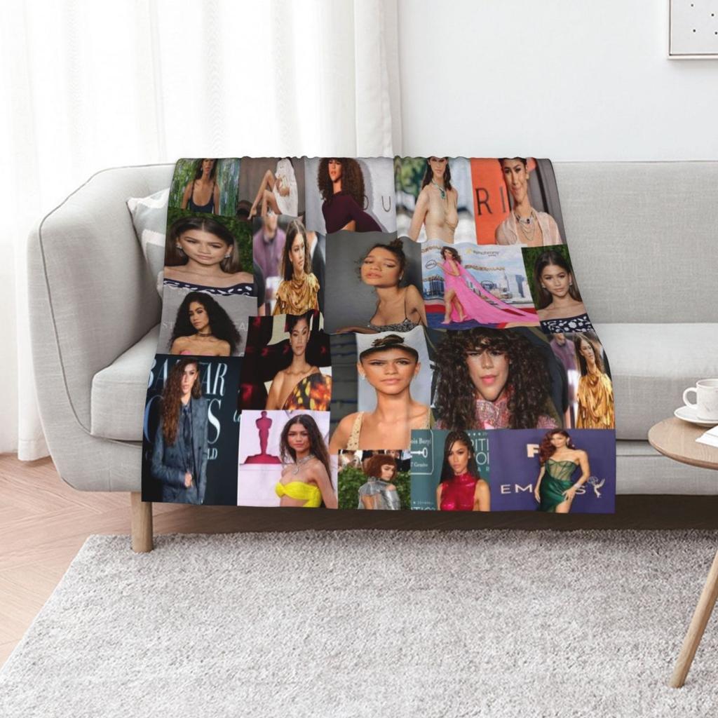 Zendaya Throw Blanket Sofas For Babies Kid'S Tourist Bed Linens Decorative Throw Blankets