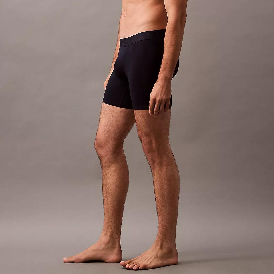 Calvin Klein Minimalist Comfortable Versatile Solid Color Boxer Briefs Men Underwear Dark-Blue NB4198-411
