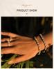 Square Tennis Bracelet, Princess Cut Cubic Zirconia Bracelet for Women Bangle 4mm