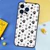 Cat Dog Paws Phone Case For iPhone 17 16 15 14 13 11 12 Pro Max mini 15 16 Plus 16e 17 Air Bumper Cover