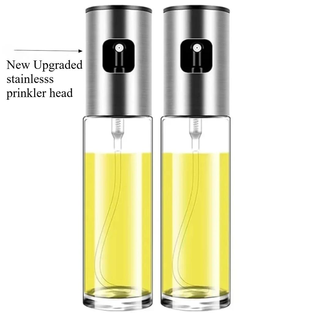 Glass Oil Sprayer for Cooking Olive Spray Mister for Salad BBQ Kitchen Baking Empty Vinegar Bottle