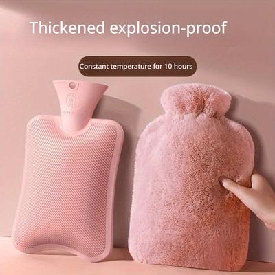 1000ML Large-capacity Hot Water Bag Removable Hot Water Bag Can Be Reused Women's Belly Warmer, Hand Warmer Hot Wter Bag
