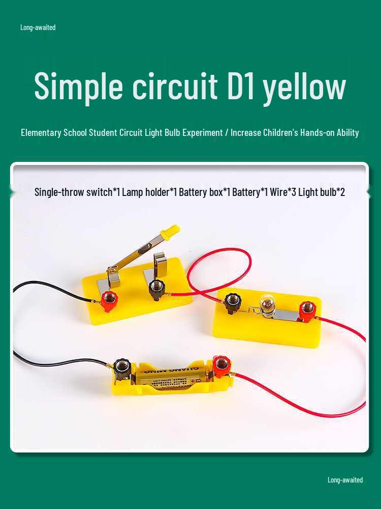 4th Grade Simple Circuit Science Kit: Light Up Bulbs for Primary & Junior High Physics