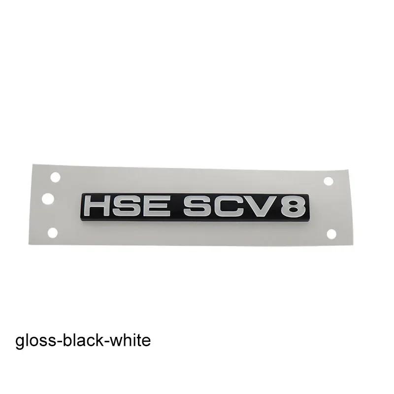 3D Premium HSE SCV8 Letters Sticker for England UK SUV Off Road car MBNWM6 Engine Hood Fender trunk Rear Decal Emblem Badge Sticker