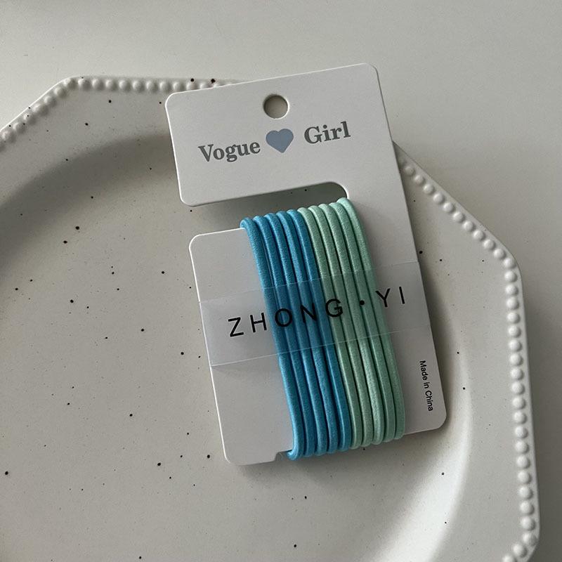 High Elastic Japanese Hair Ties for Women - Adult Style Seamless Ponytail Holders