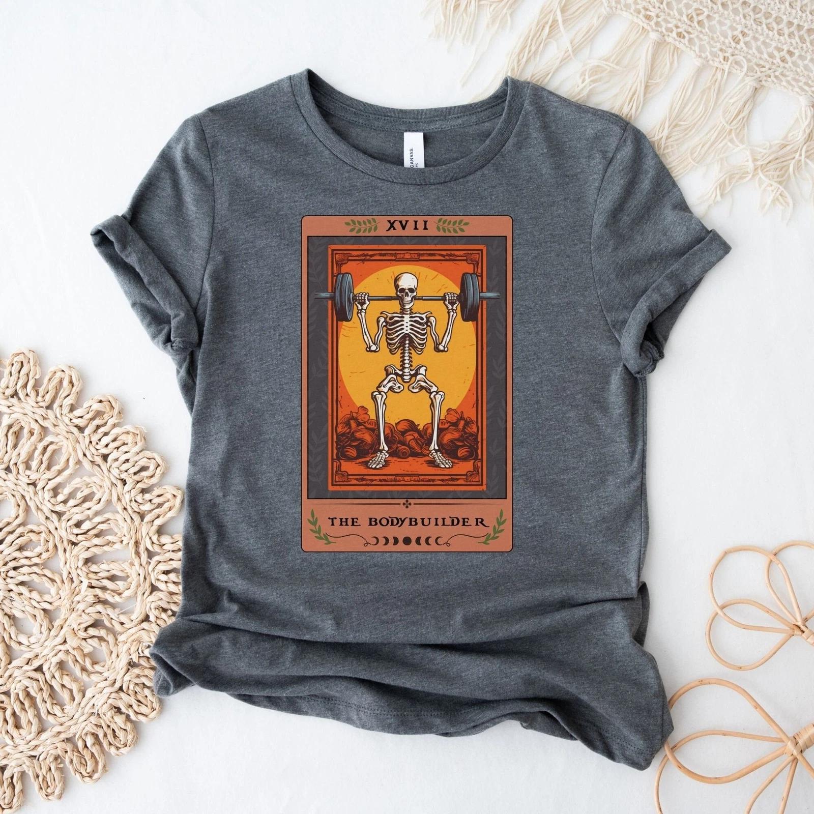 The Bodybuilder Tarot Card Shirt, Weightlifting 3XL