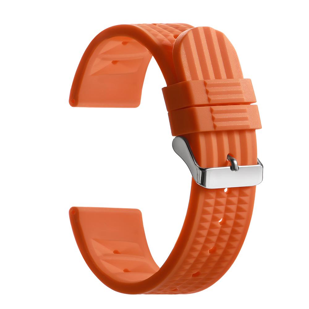 20mm 22mm Hot Sell Silicone Watch Strap Rubber Universal Watchband Wristwatch Band for Smartwatch Other Watches Bracelet for Men