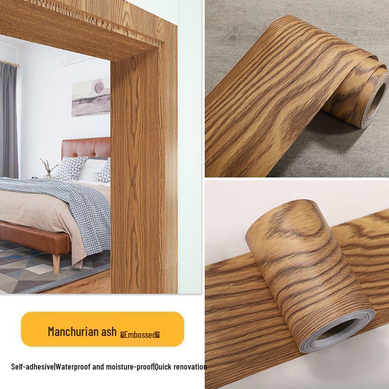 Self-Adhesive Wood Grain Door Frame Repair Trim Strip