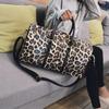 Reisetasche mit Leopardenmuster, großem Fassungsvermögen, zum Umhängen, mit Zebra-Print, Retro, europäische und amerikanische Mode, Sport- und Fitnesstasche für Damen