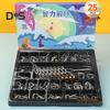20/25/30/32/40Pcs/Set Metal Puzzle Ring Brain Teaser 3D Wire Puzzle Game Kids Adults Mind Logic IQ Test Educational Unlock Interlock Toy Toddlers