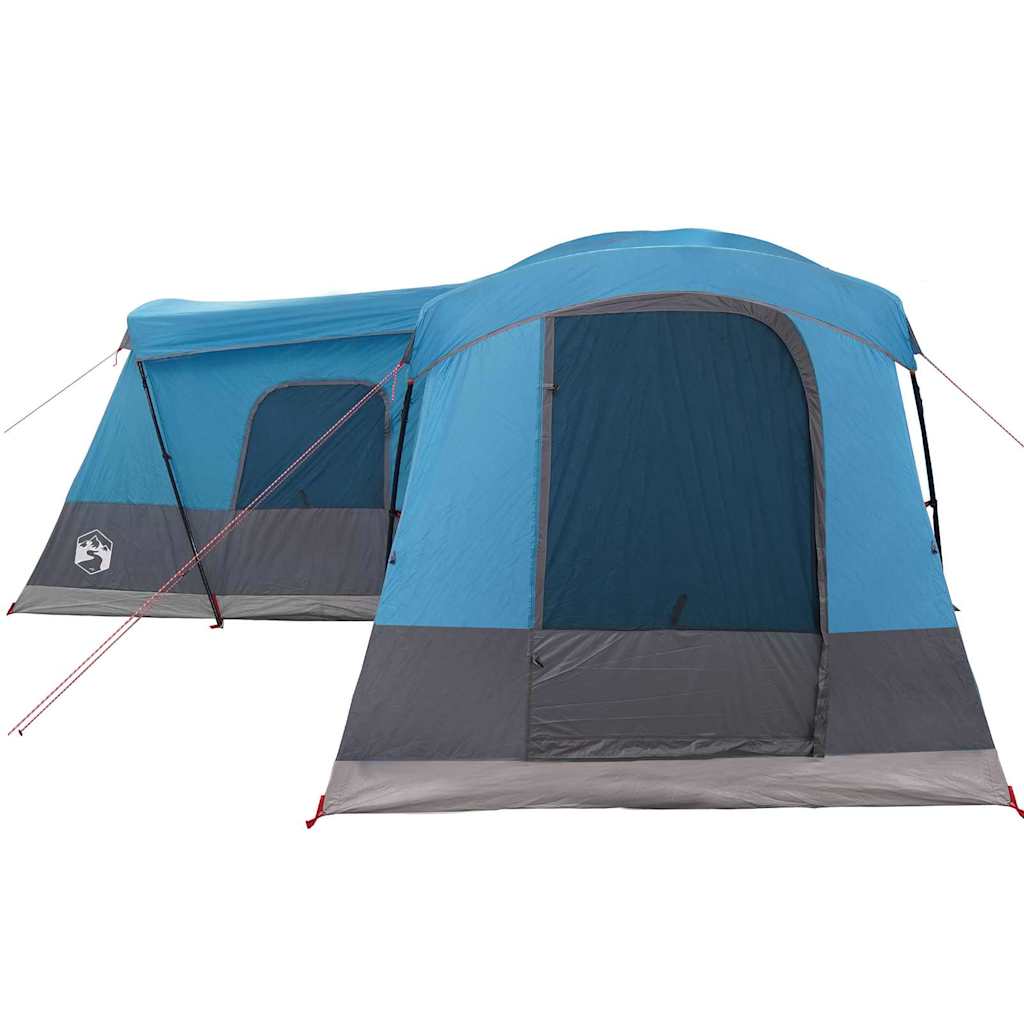 16 Person Family Tent with Roof Blue 680 x 510 x 210 cm
