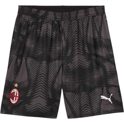 Συλλογή AC Milan Άνοιξη/Καλοκαίρι 2024 Κοντό Παντελονάκι Αθλητικό Ανδρικό Μαύρο με Όλη την Επιφάνεια Μοτίβο Άνετο Γρήγορης Ξήρανσης Μεσοκάβαλο 775124-27