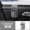 PU Car Door Cup Holder Multifunctional Adhesive Storage Pocket Auto Door Mount Drink Bottle Holder Phone Sundries Storage Bag