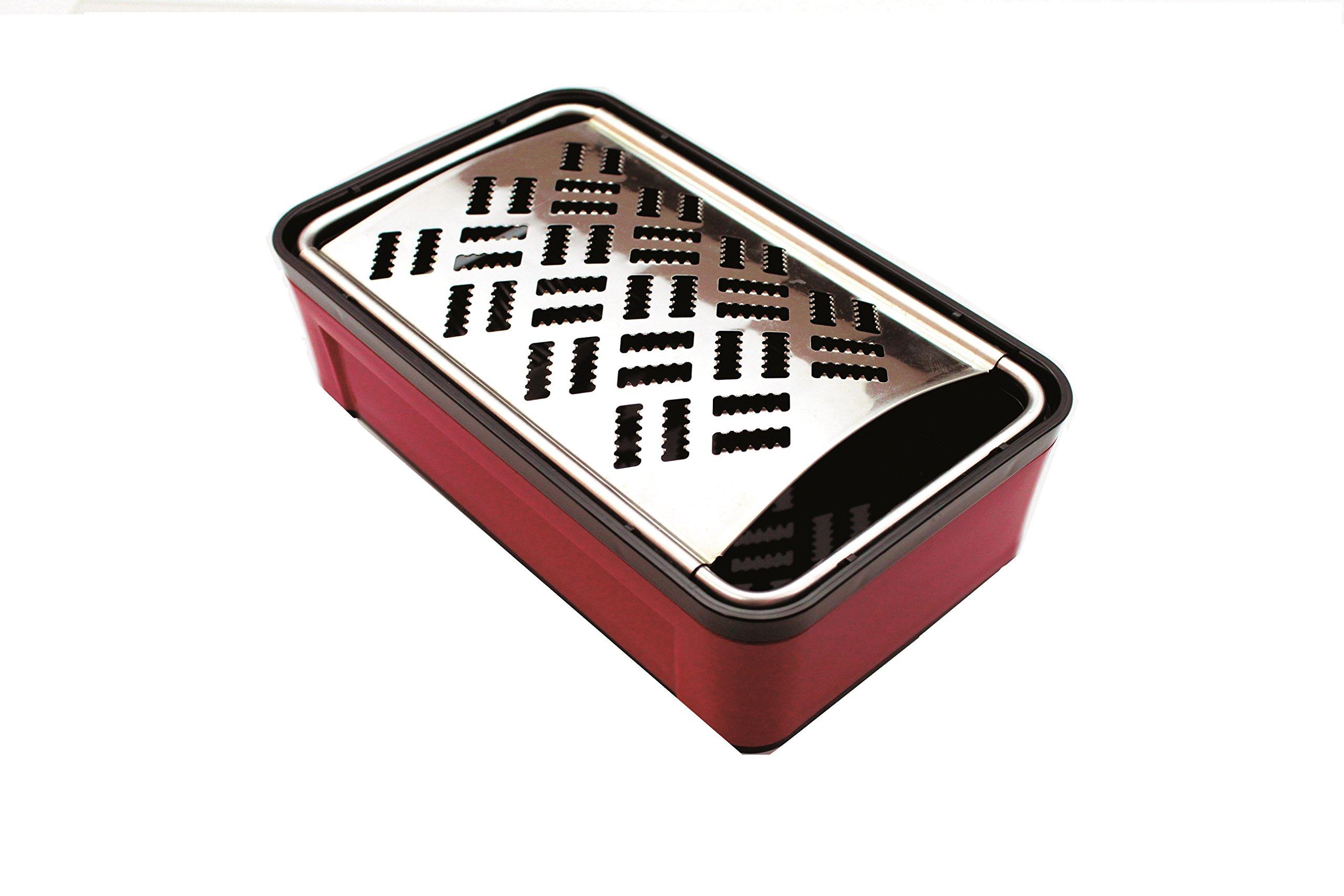 Kawashima Industries Suncraft Kaisai Super Grater, Black and Red