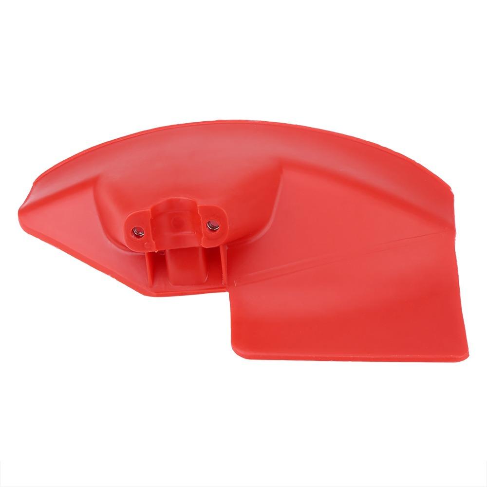 Red Brush Cutter Guard Plastic Blade Guard Durable Trimmer Protective Cover