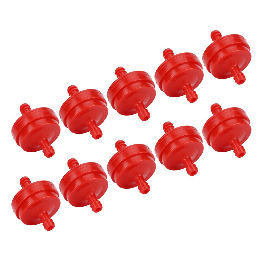 10Pcs Fuel Filter Element Replacement for Briggs Stratton 298090 298090S Lawn Mover Red