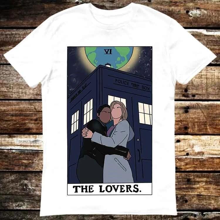 Thasmin The Lovers Tarot Card Doctor Who T  Shirt 6367 3XL