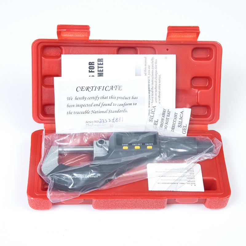 Digital Outside Micrometer 0-25mm Screw Measuring Instrument