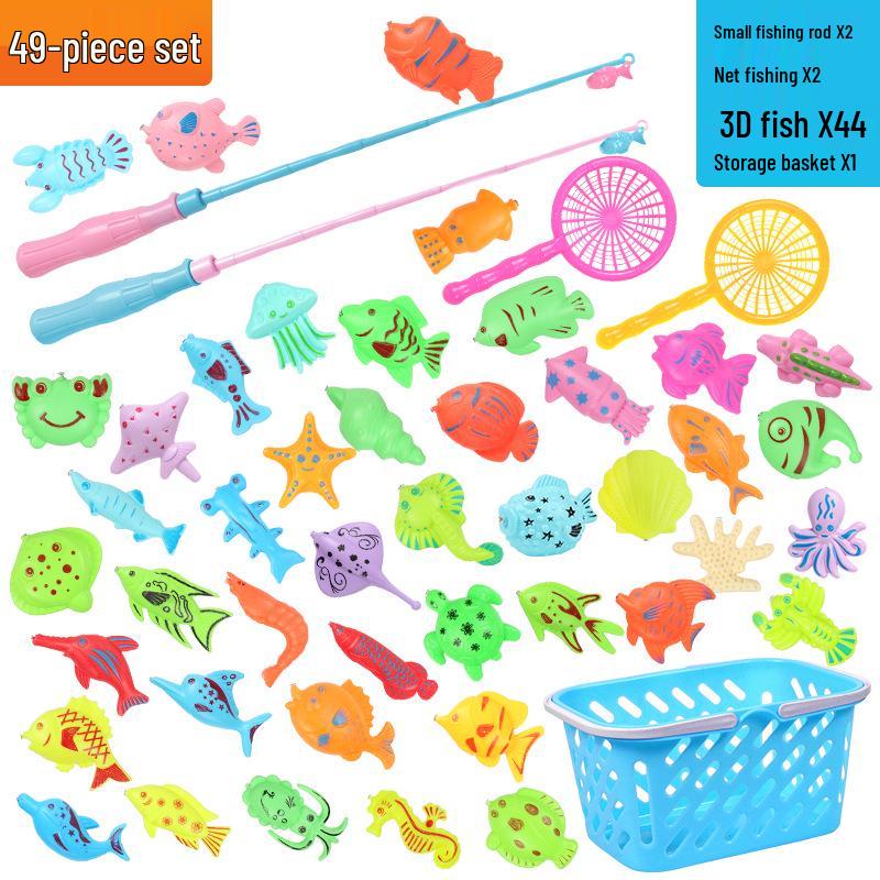 Children's Magnetic Fishing Toy Set – Summer Educational Role-Playing Game for Kids