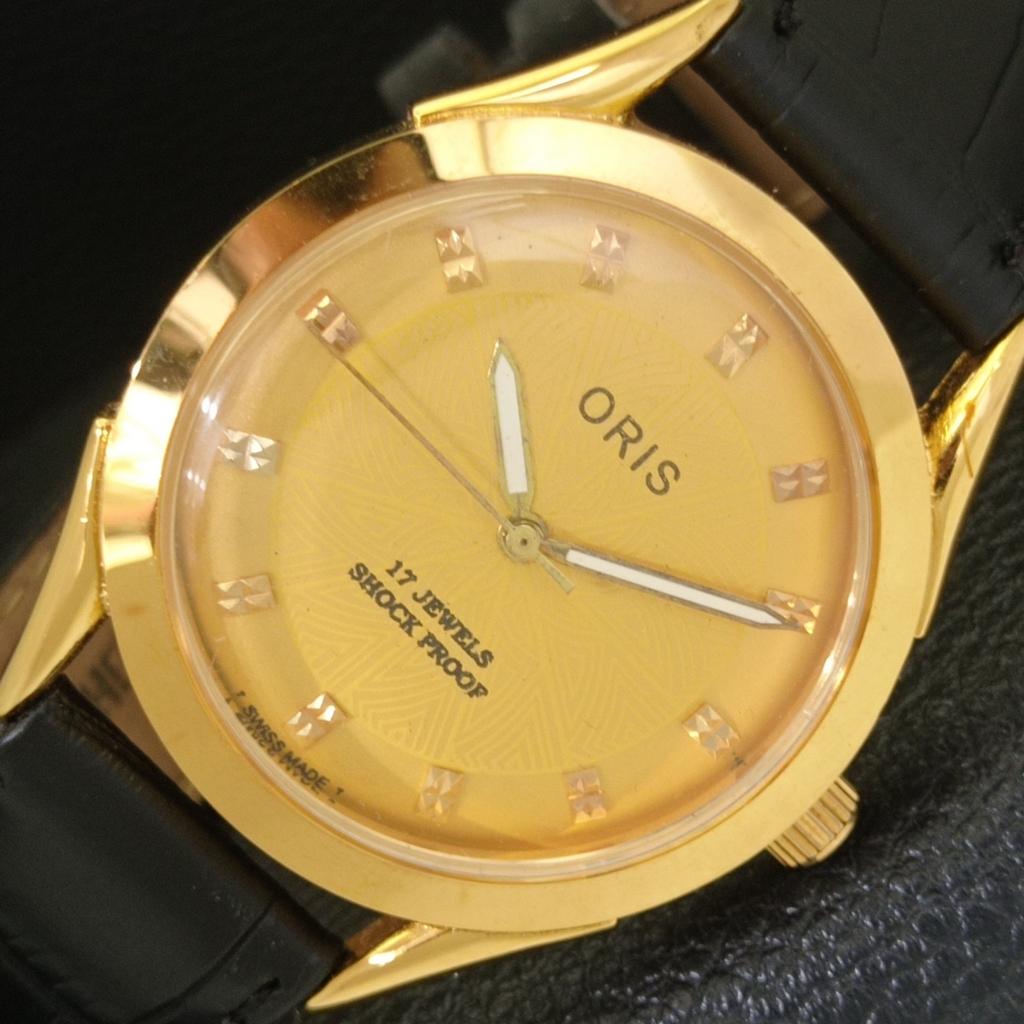 

ОТРЕСТАВРИРОВАННЫЕ ВИНТАЖНЫЕ ШВЕЙЦАРСКИЕ МУЖСКИЕ ЧАСЫ С РУЧНЫМ ЗАВОДОМ, ЦИФЕРБЛАТ ЗОЛОТИСТОГО ЦВЕТА a438508-2 R131a-a438508