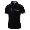 Lässiges Poloshirt für Herren, kurzärmelig, für Business, Arbeit, leicht, atmungsaktiv, Golf-Shirts, normale Passform, T-Shirts mit Kragen für Männer, Sommer-T-Shirts